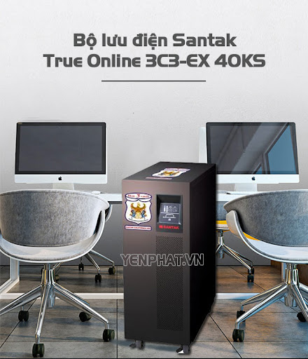 bộ lưu điện Santak True Online 3C3-EX 40KS